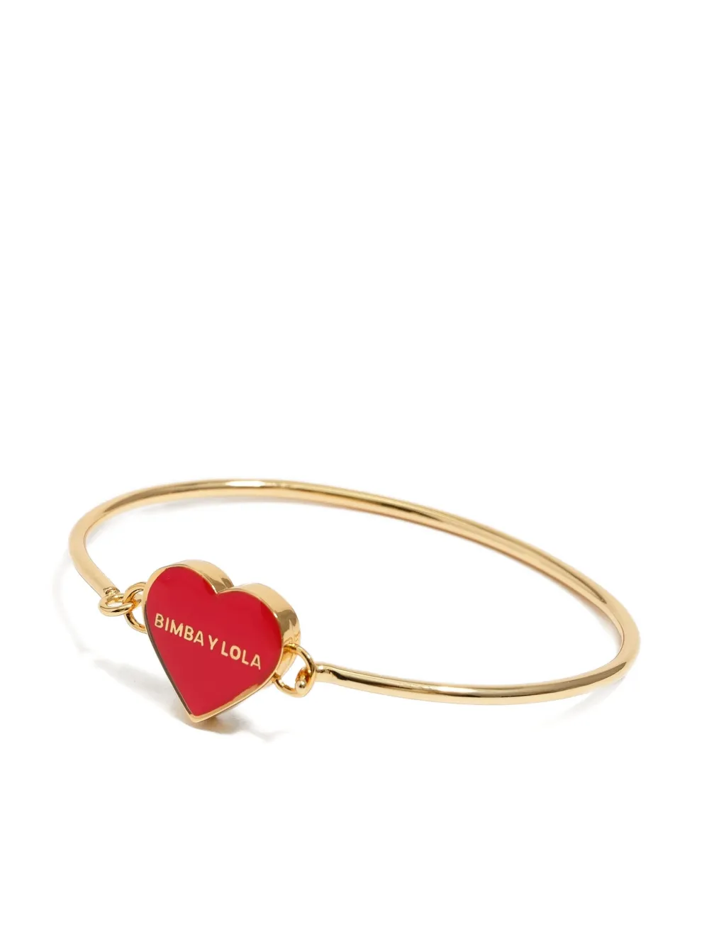 Bimba Y Lola Heart-charm Bracelet In Gold