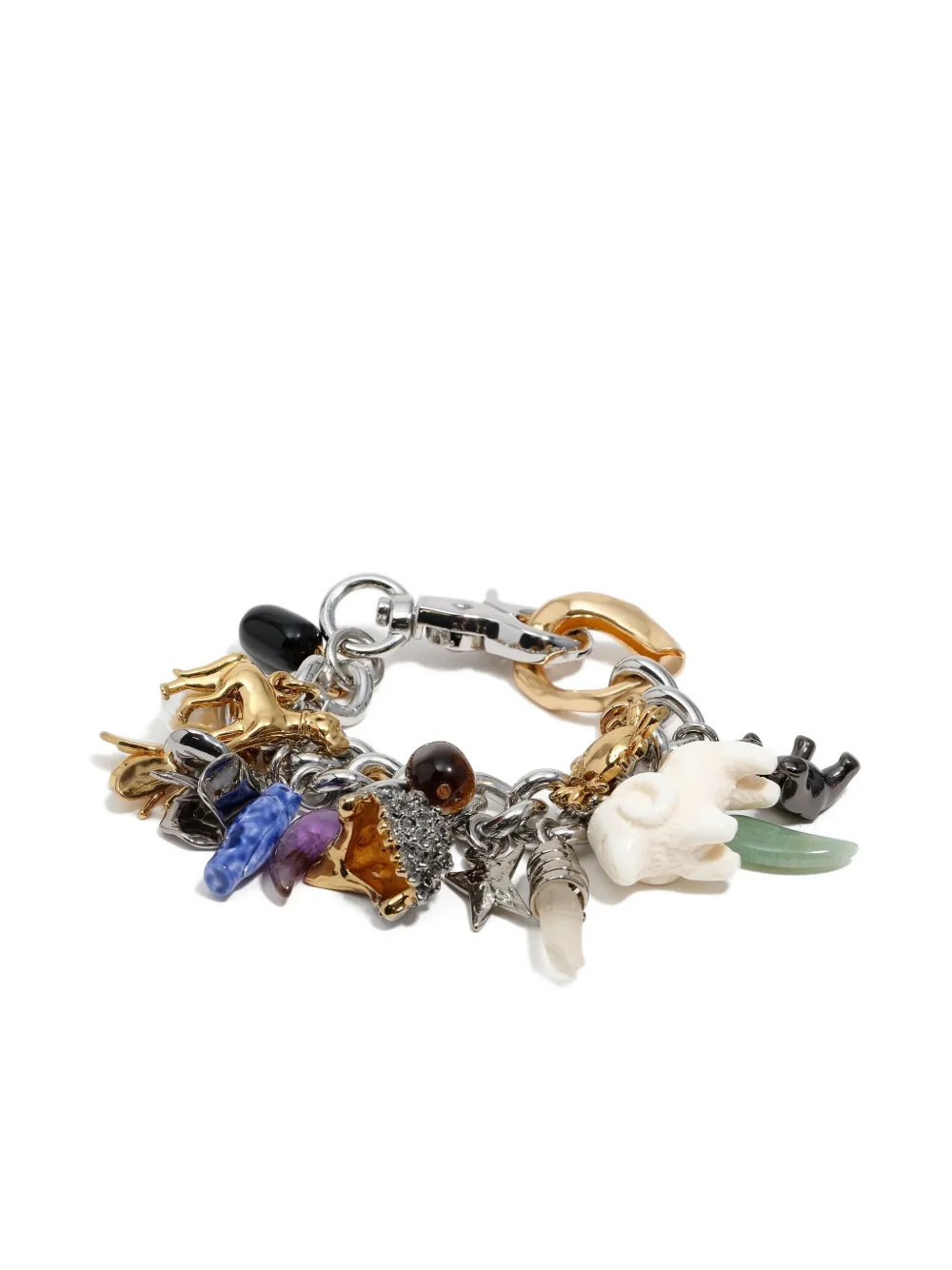 Bimba Y Lola Charm-chain Bracelet In Silver