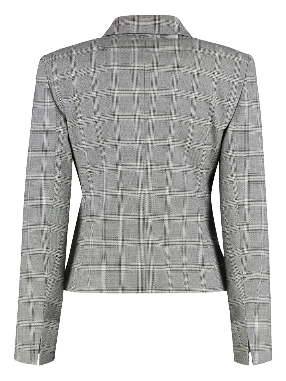 Max Mara Studio Manto Single-breasted Two-button Jacket In Gray
