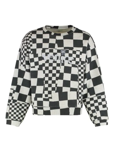 ERL checkerboard-pattern sweatshirt