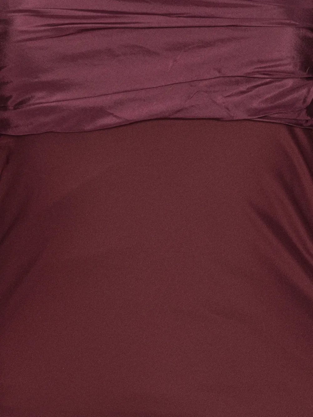 ROTATE BIRGER CHRISTENSEN Chiffon jurk met pofmouwen Rood