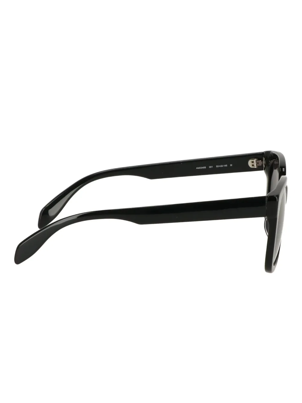 Alexander Mcqueen Square-frame Sunglasses In Black