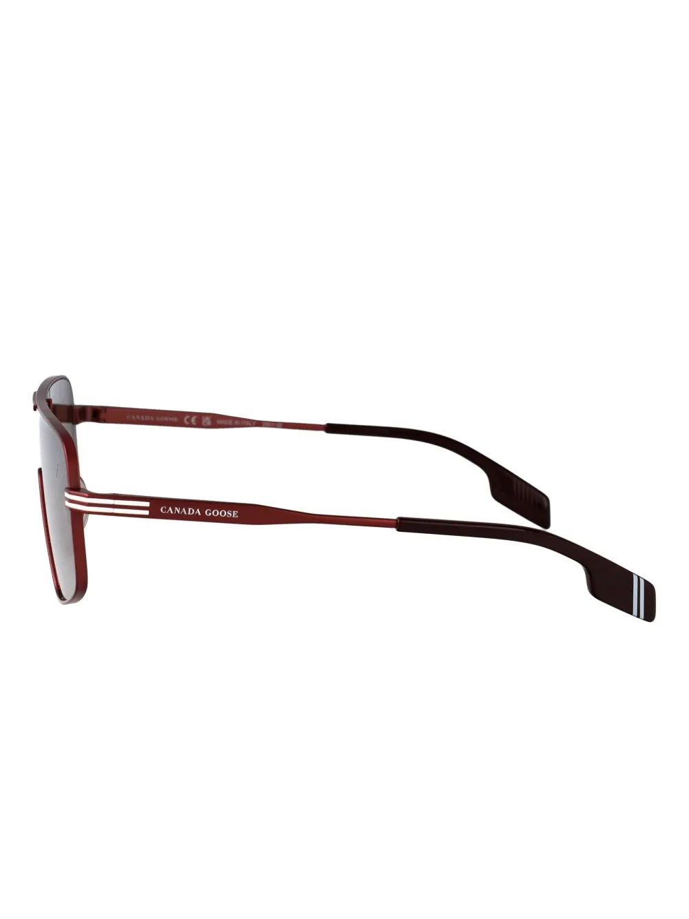 Canada Goose Zonnebril met schild montuur Rood