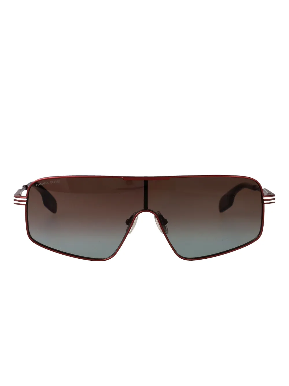 Canada Goose shield-frame gradient sunglasses - Rosso
