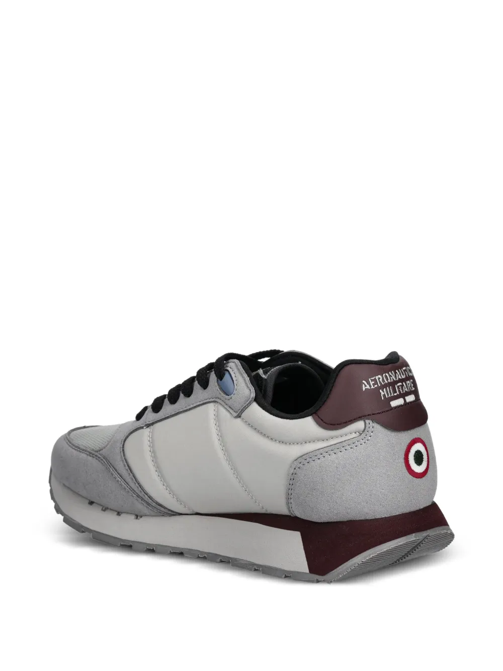 Aeronautica Militare Sneakers met geborduurde patch Grijs