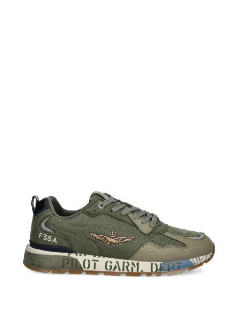 Aeronautica Militare logo-trim sneakers
