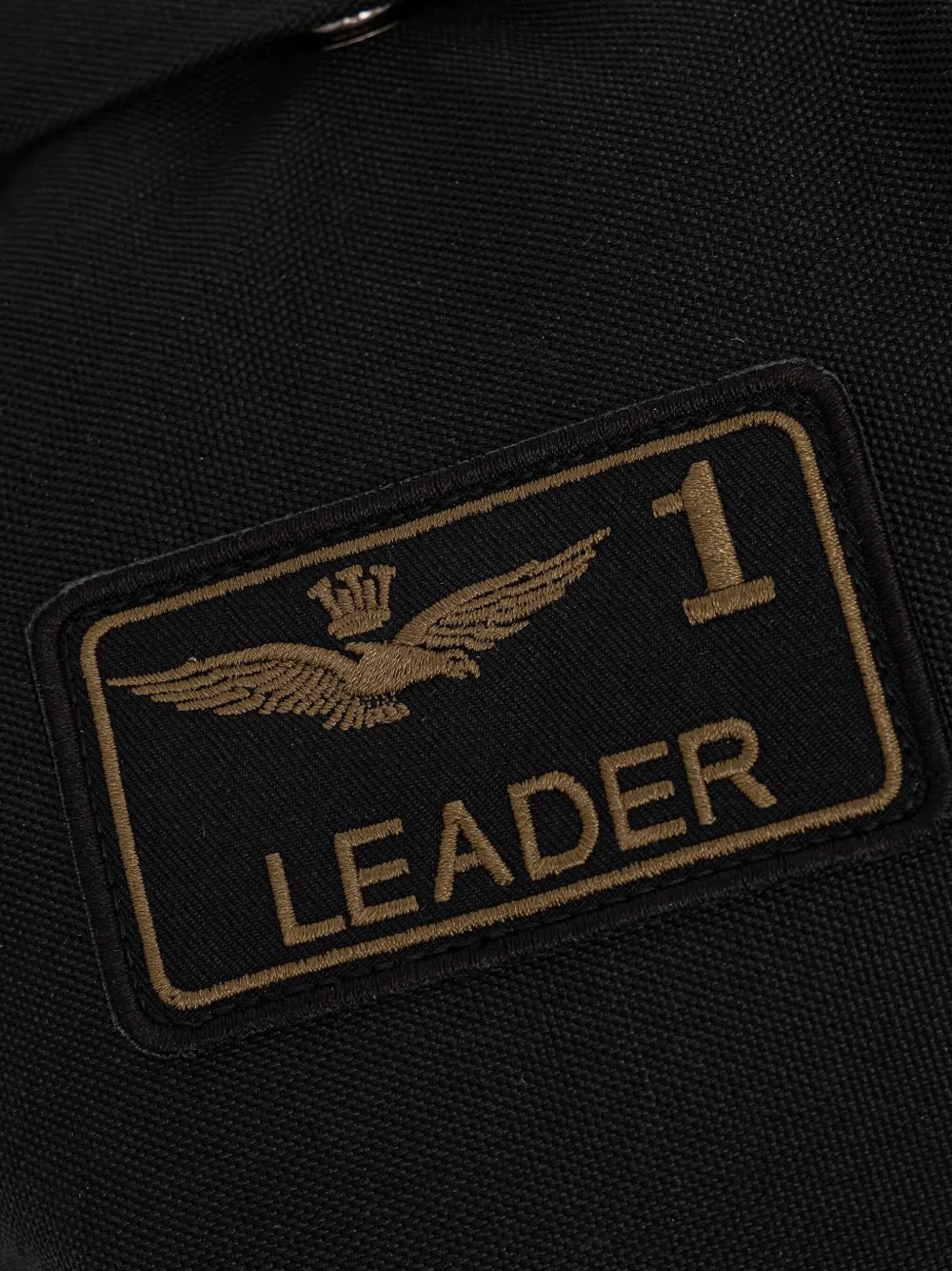 Aeronautica Militare Reistas met geborduurd logo Zwart