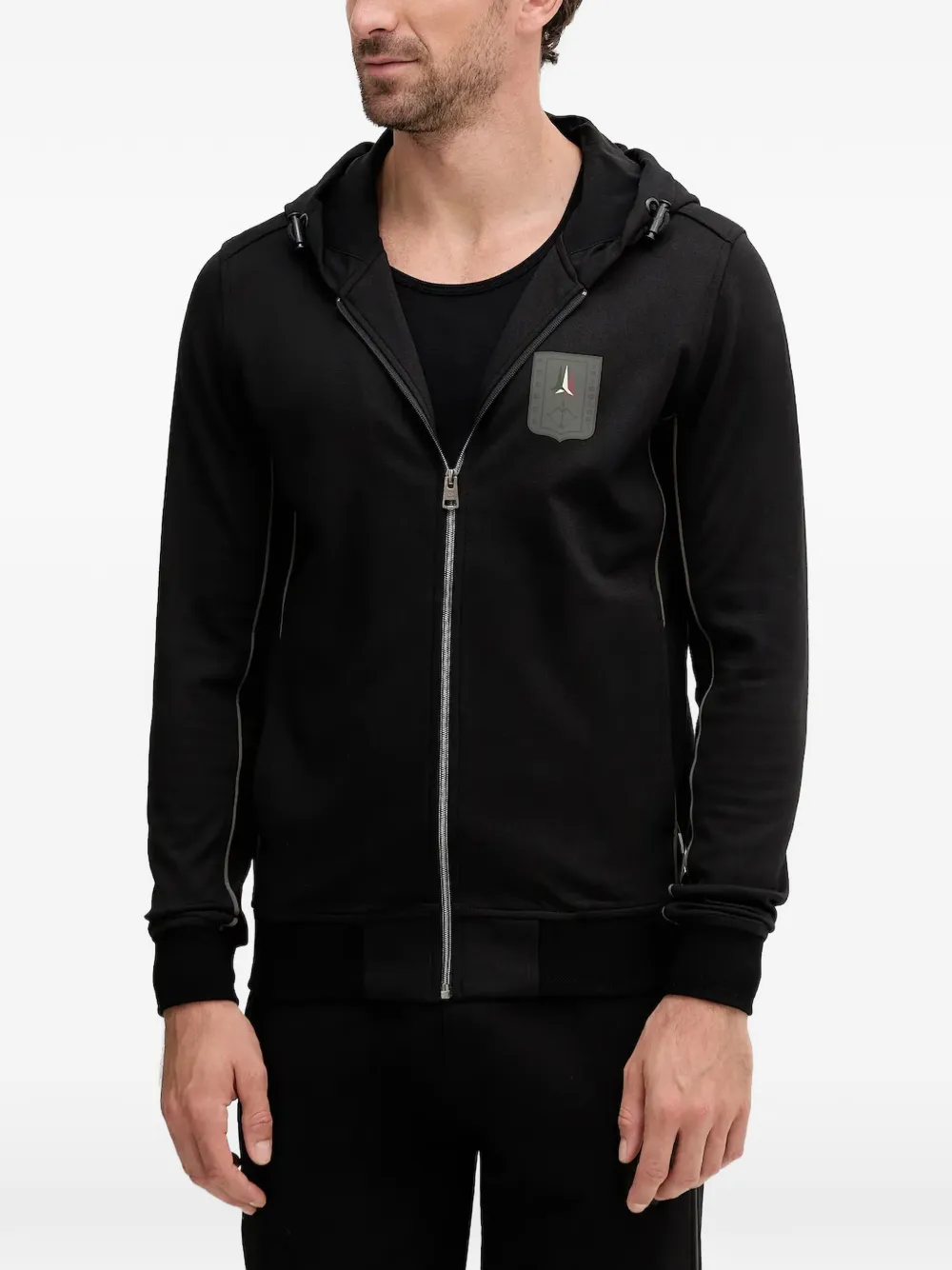 Aeronautica Militare logo-patch hoodie - Nero