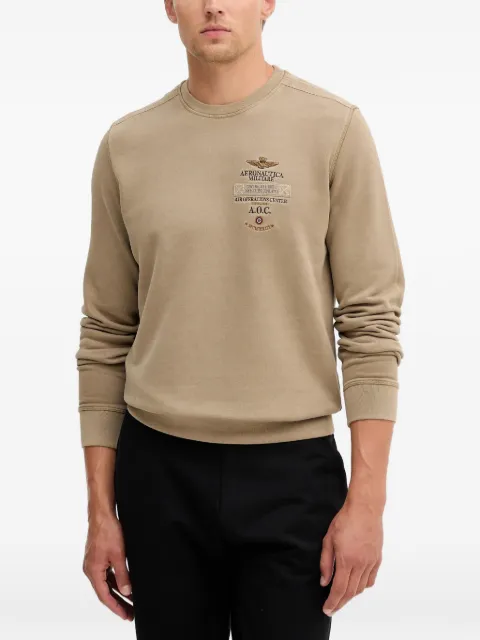 Aeronautica Militare embroidered sweatshirt