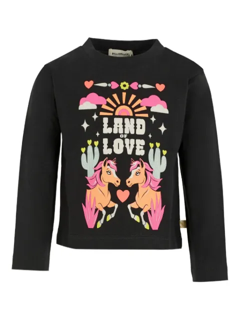 Billieblush playera manga larga con unicornio estampado