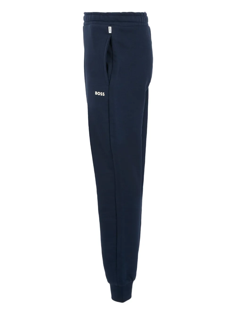 BOSS Kidswear Joggingbroek met logodetail Blauw