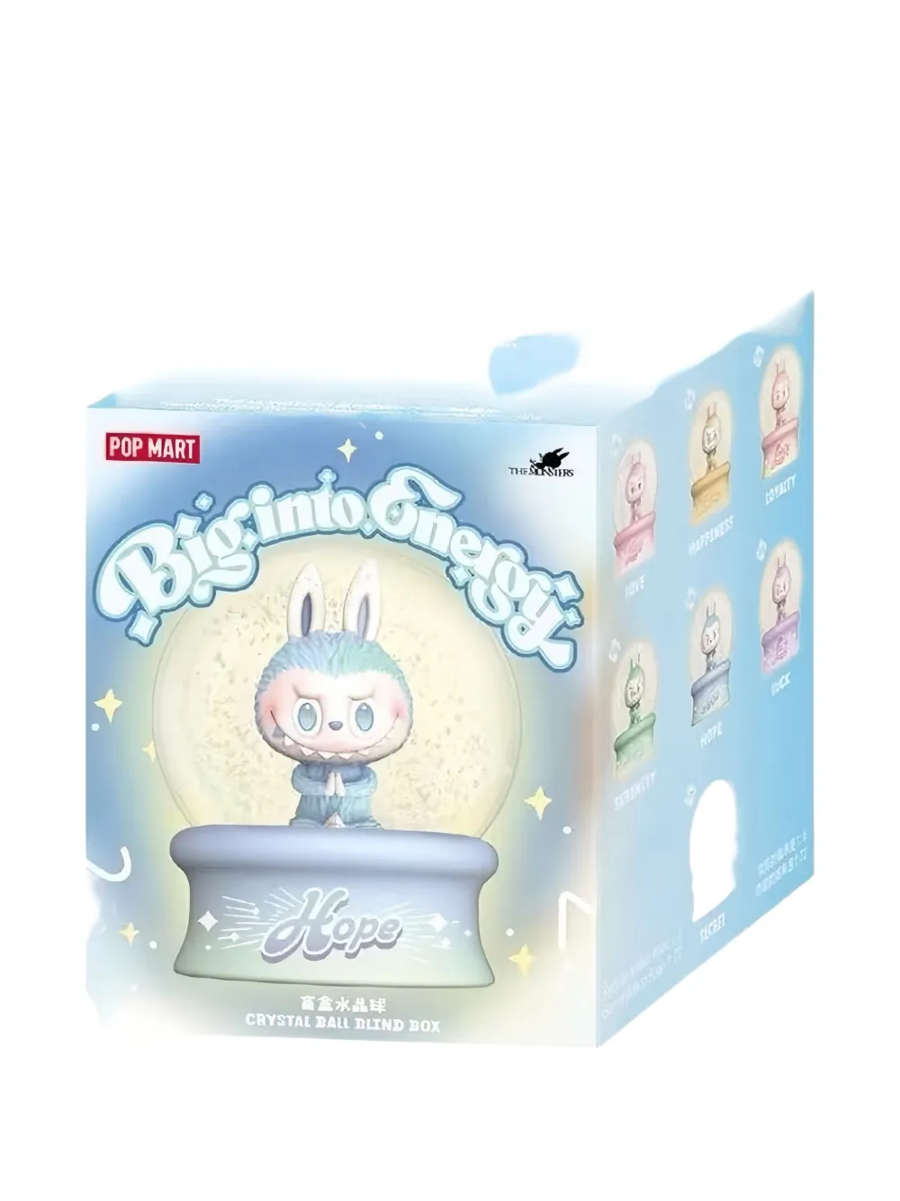 Pop Mart Labubu Monsters Big Into Energy クリスタルボール ブラインドボックス 6個組 - グリーン Pop Mart Labubu Monsters Big Into Energy クリスタルボール ブラインドボックス 6個組 - グリーン