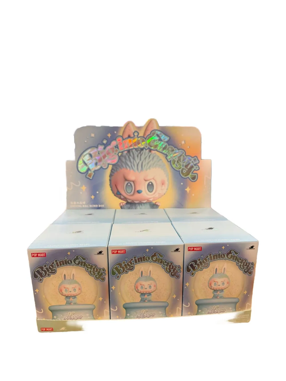 Pop Mart The Monsters Big Into Energy Series Crystal Ball Blind Box In Blue