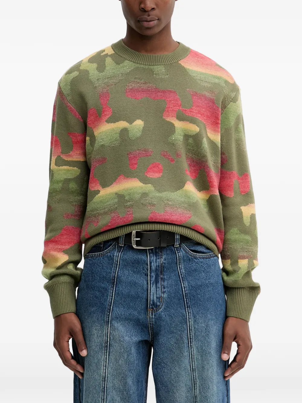 Desigual camouflage sweater | Green | Image 1
