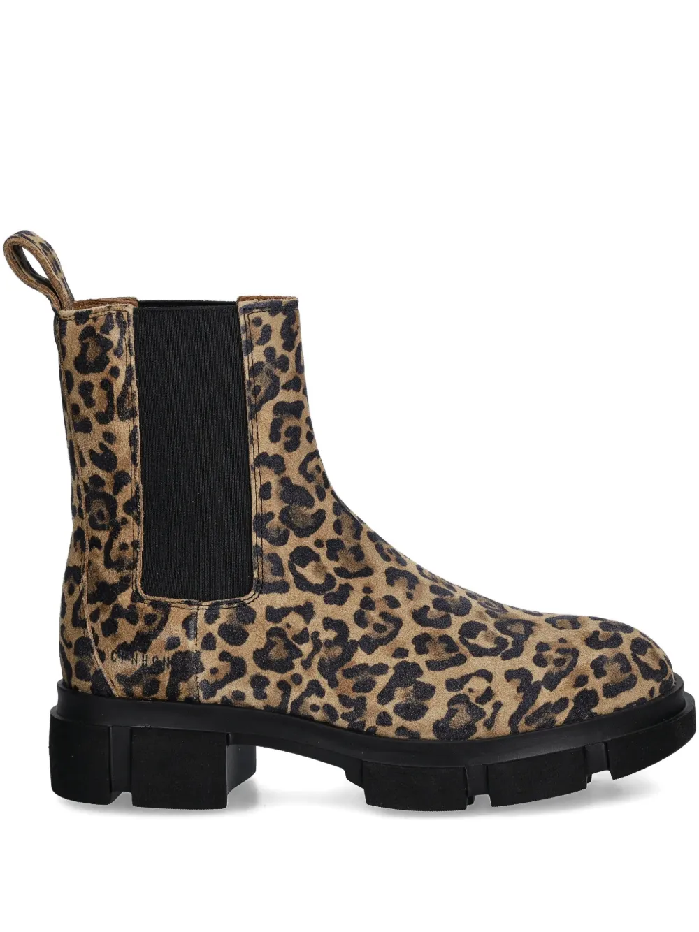 Copenhagen leopard-print lug-sole Chelsea boots | Brown | Image 1