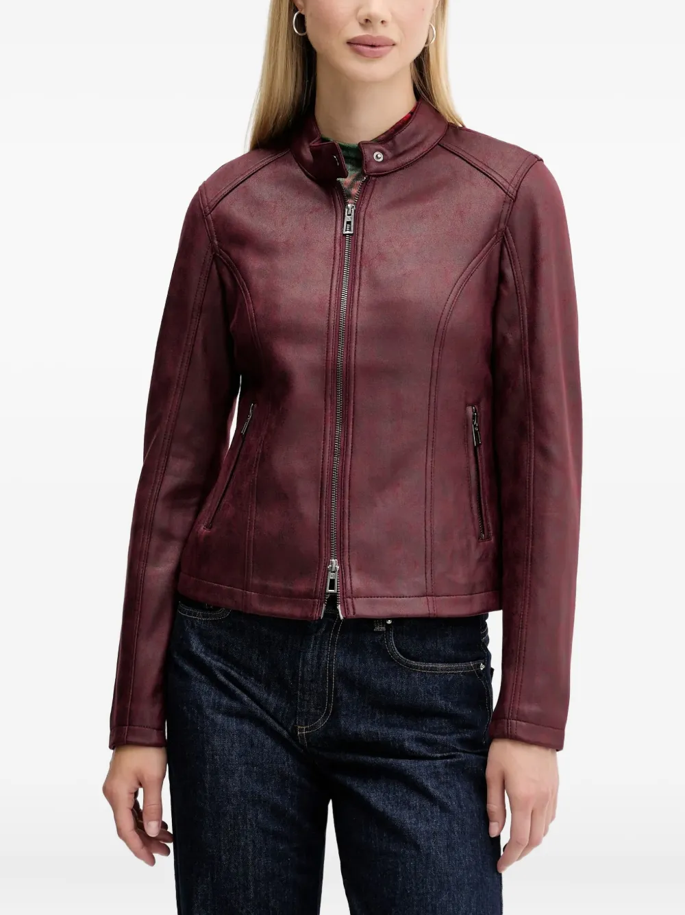 Desigual zip-fastening jacket | Red | Image 1