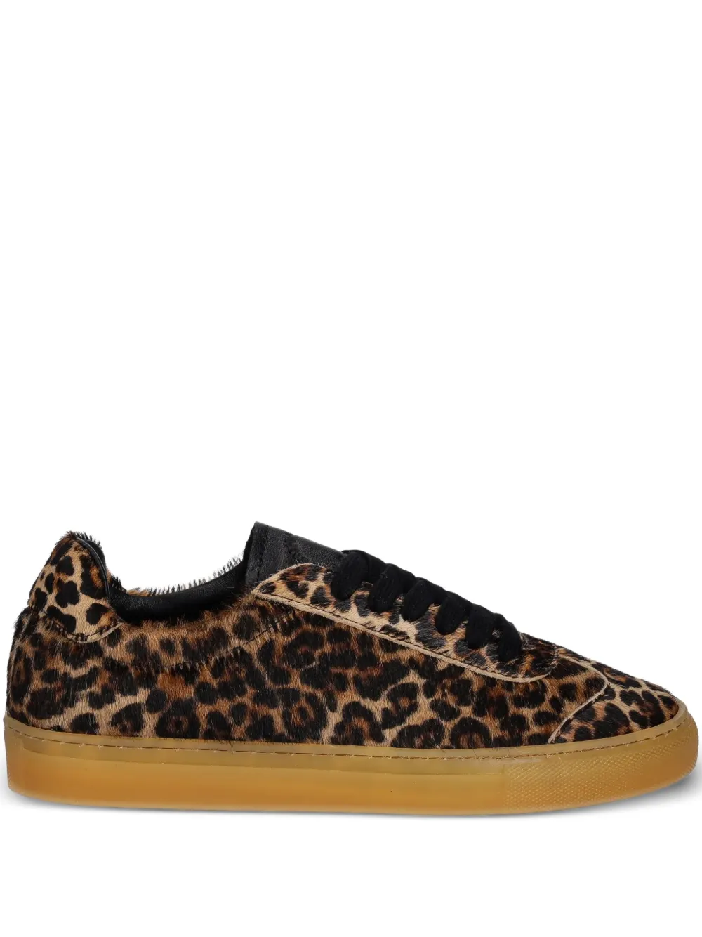 Copenhagen animal-print lace-up sneakers - Braun