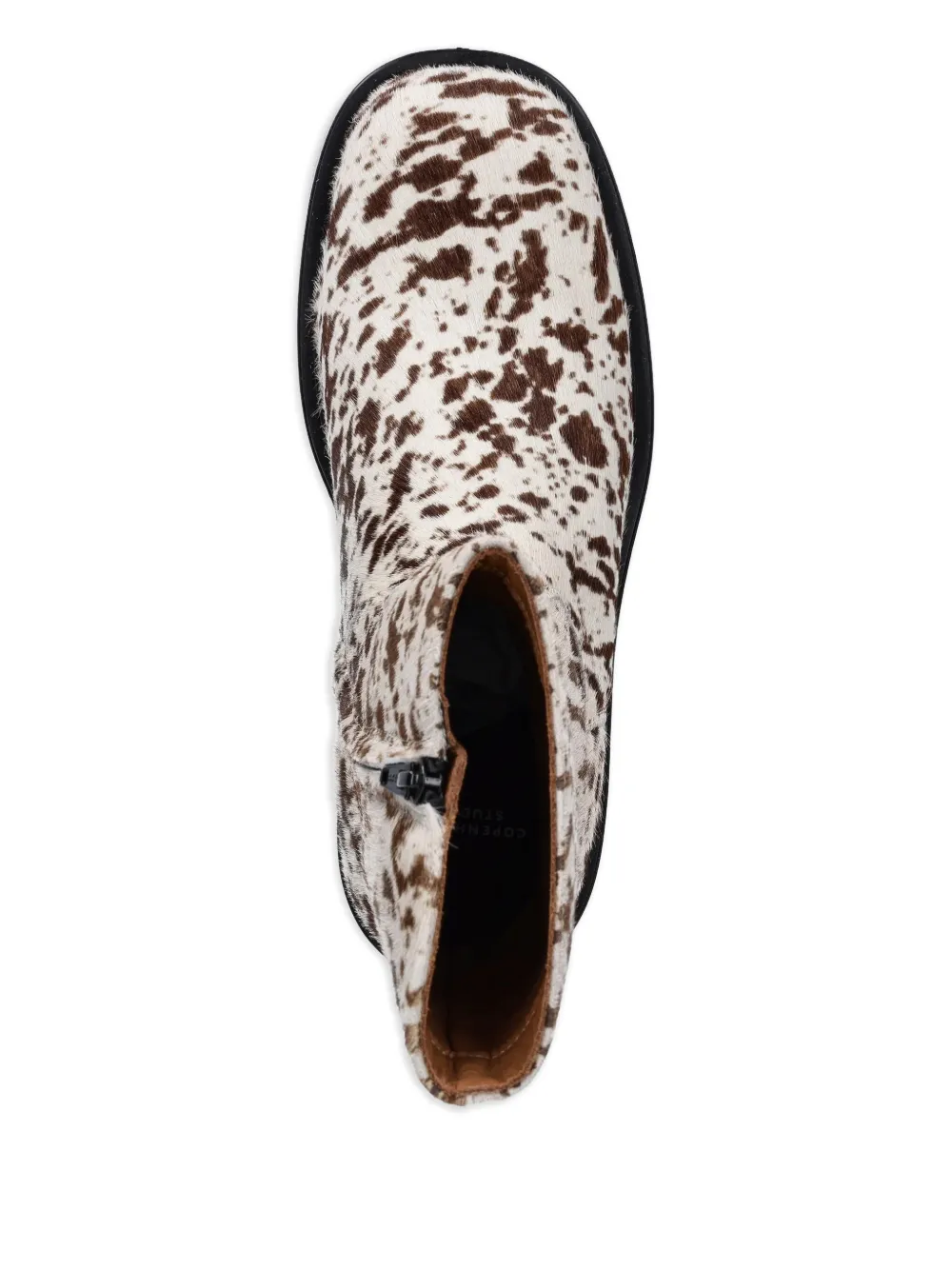  Copenhagen Mottled Ankle Boots - White 