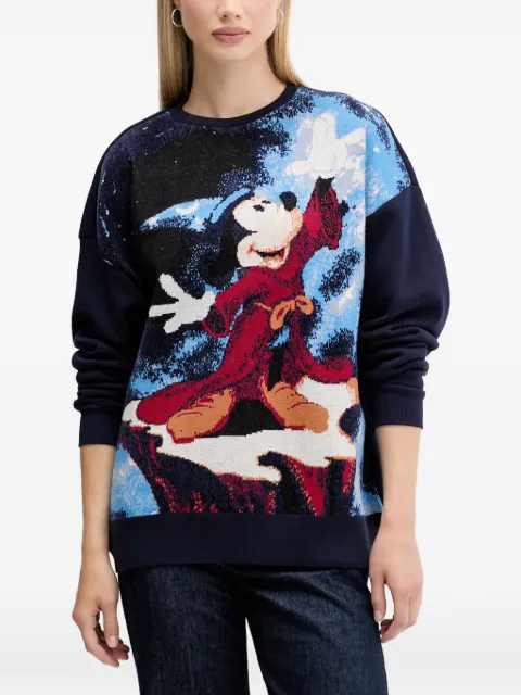 Desigual graphic print crew-neck sweatshirt 
