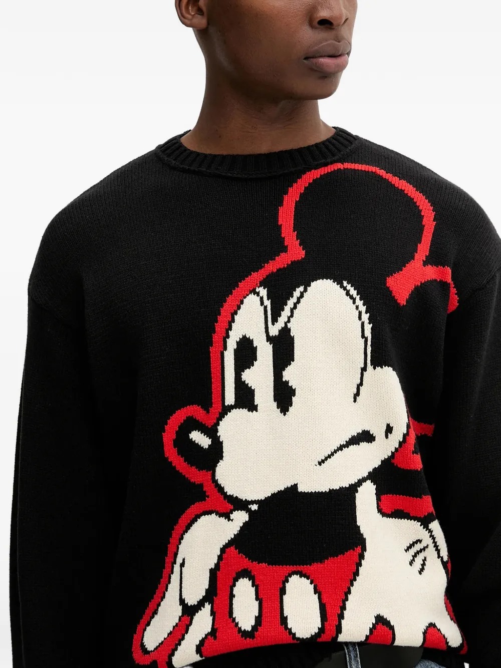 Desigual cartoon graphic sweater - Zwart