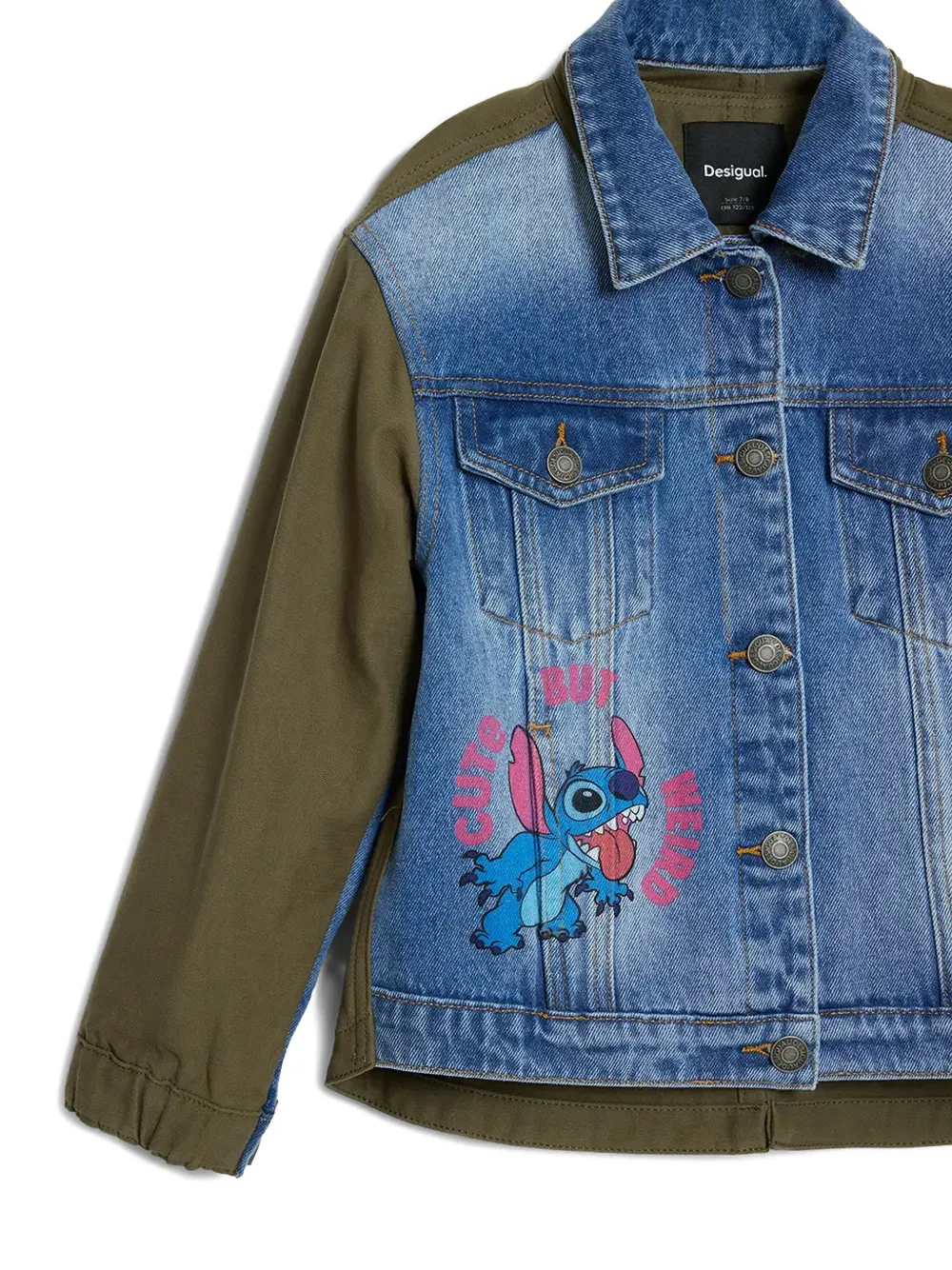  Desigual Stitch™ Denim Jacket - Blue 