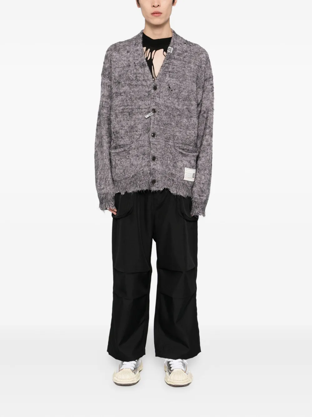 Maison MIHARA YASUHIRO logo-patch cardigan | Cardigans | Image 2