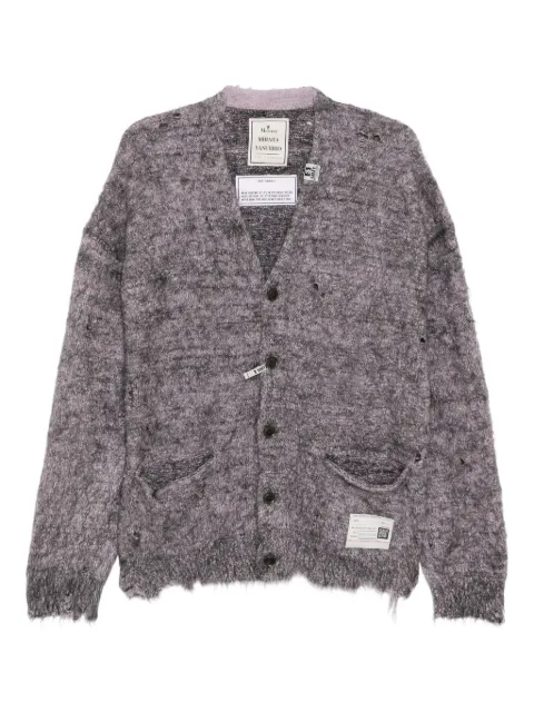 Maison MIHARA YASUHIRO logo-patch cardigan