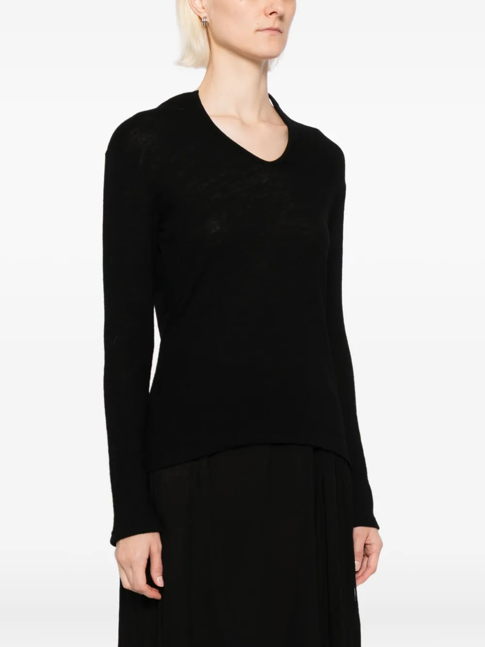 Yohji Yamamoto Lace-up Back Knitwear In Multi