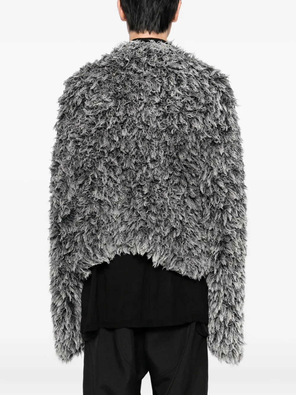 Miharayasuhiro Logo-patch Cardigan In Black