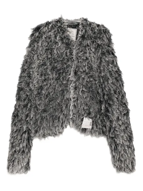 Maison MIHARA YASUHIRO logo-patch cardigan