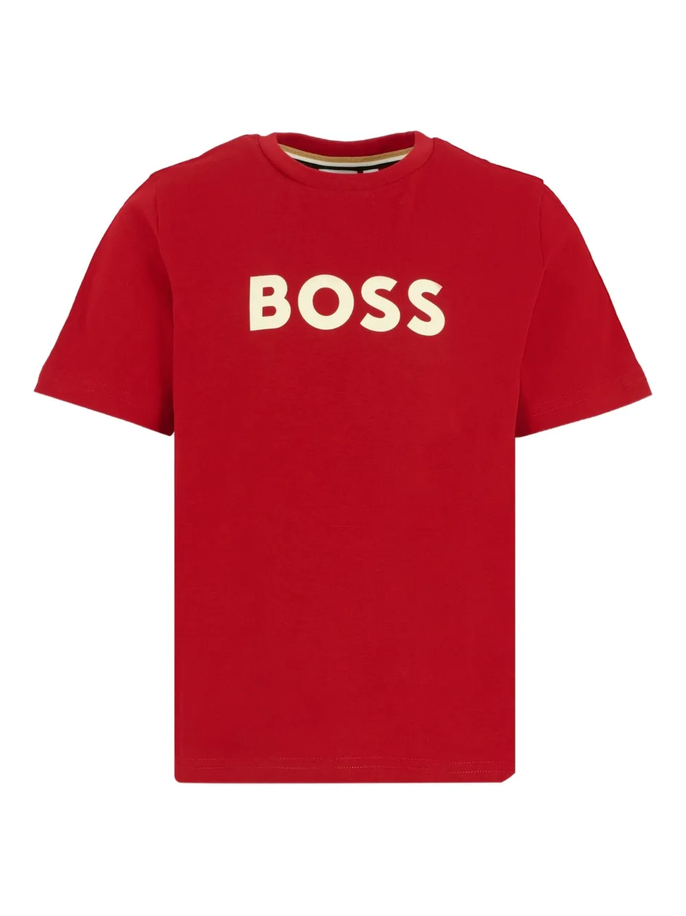 BOSS Kidswear logo-print t-shirt - Rosso