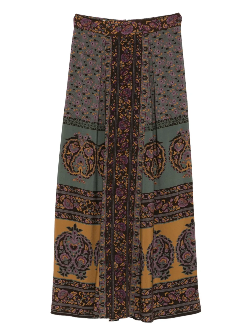 Ba&sh Bayer Midi Skirt In Brown