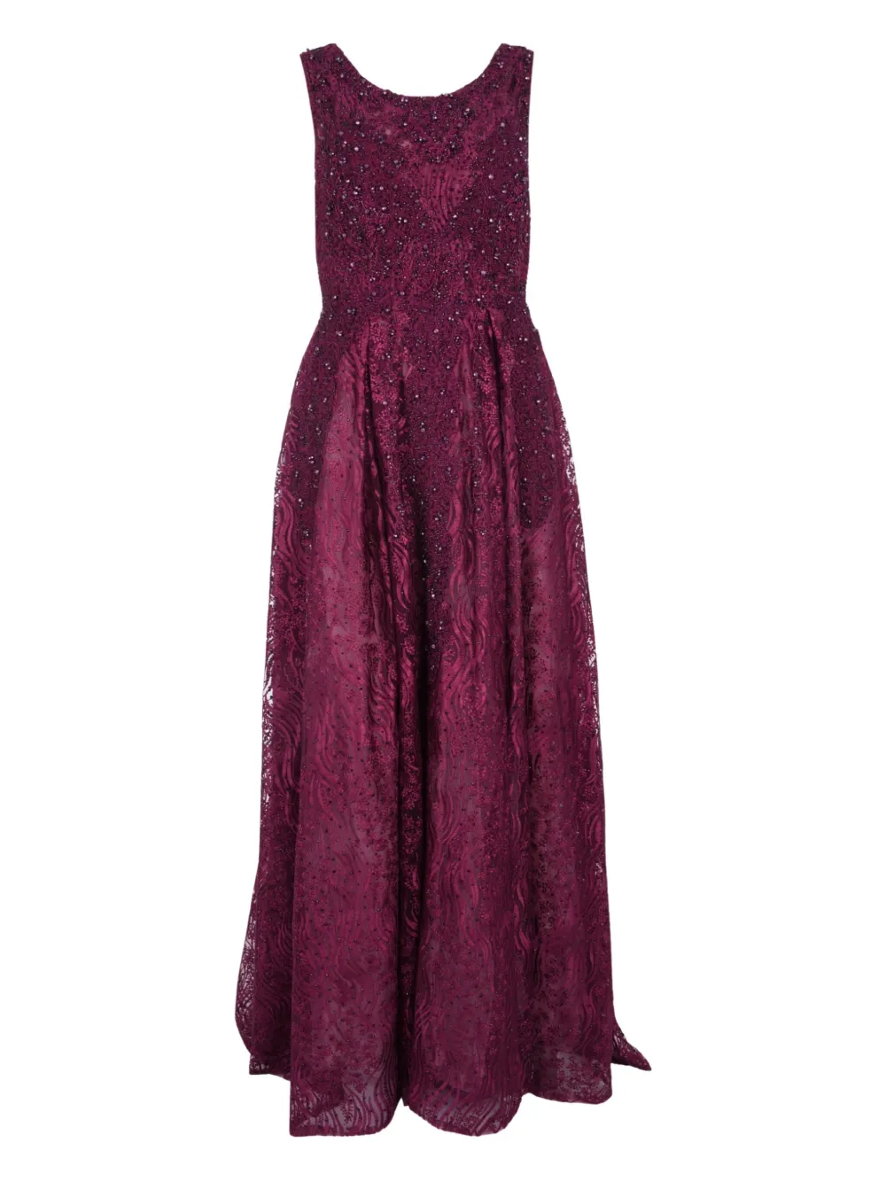 Mac Duggal embellished A-line maxi dress | Pink | Image 1