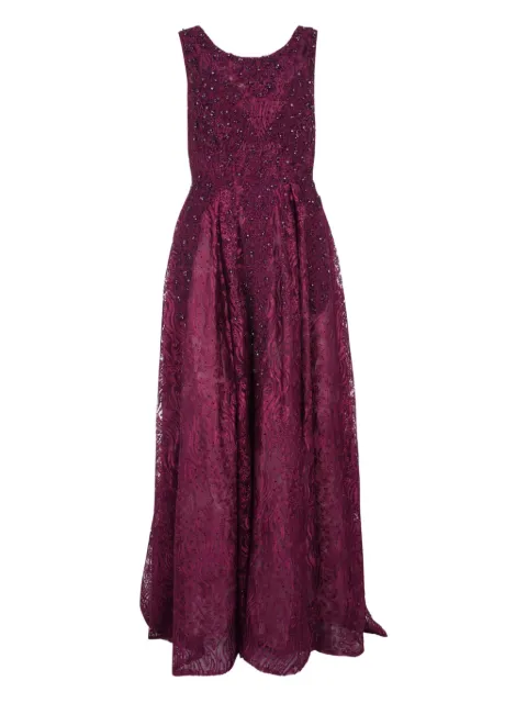 Mac Duggal embellished A-line maxi dress