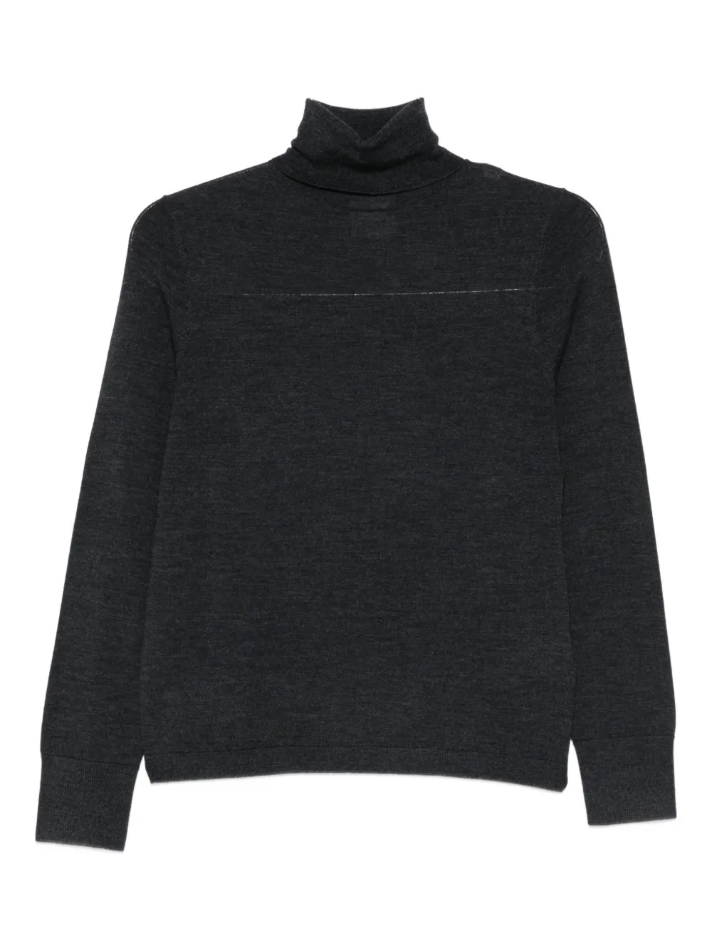 Allude roll-neck top - Grigio