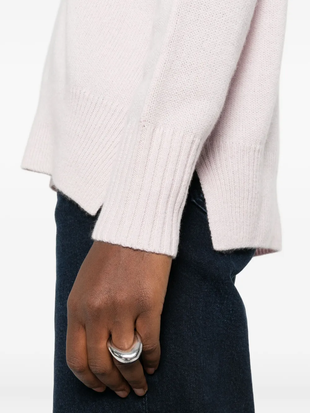 Allude Trui met ronde hals Roze