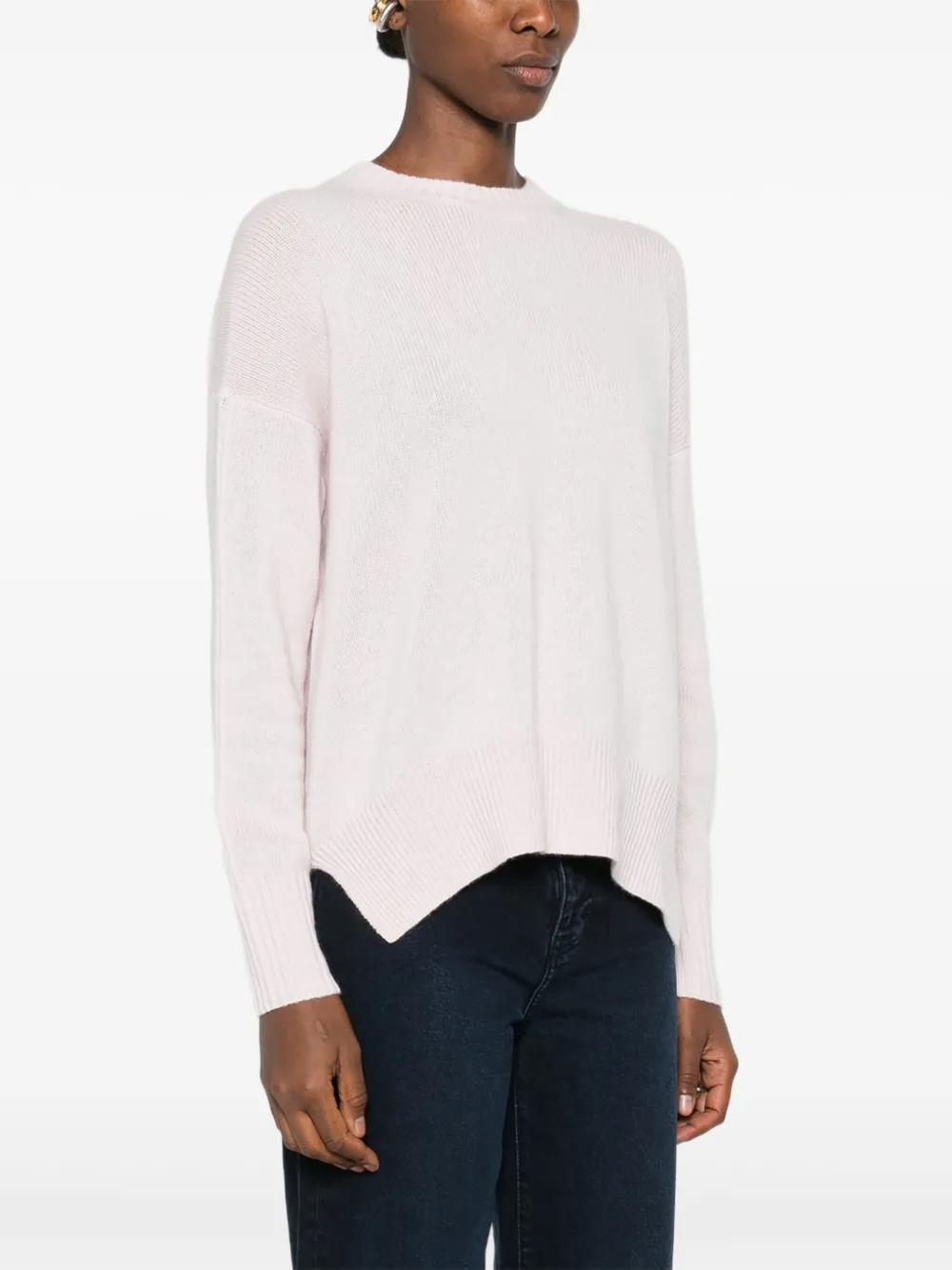 Allude Trui met ronde hals Roze