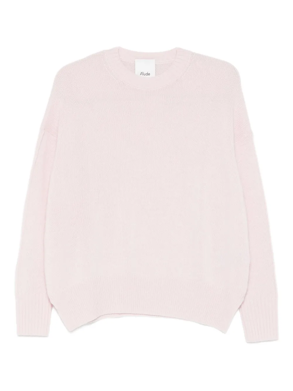 Allude crewneck long-sleeve sweater - Rosa