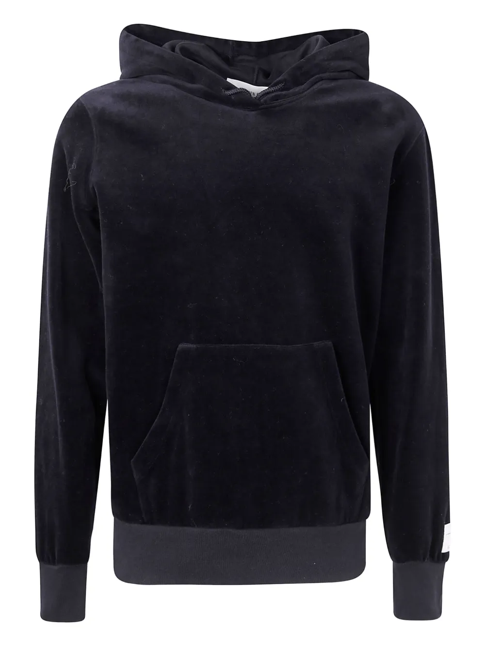 Golden Goose velour pocket hoodie | Black | Image 1