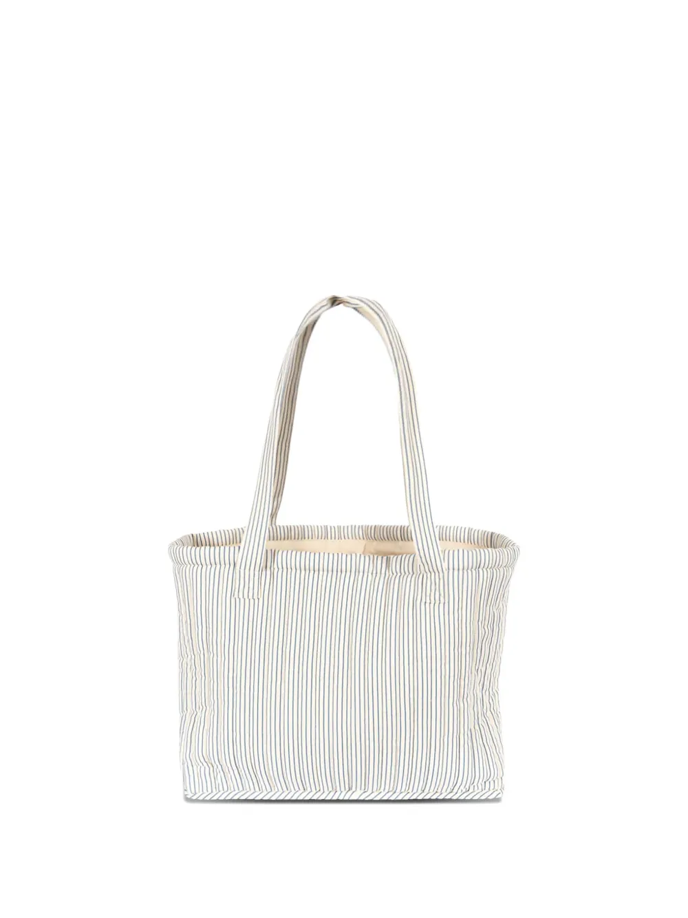 Konges Sløjd Molly striped quilted bag - Nude