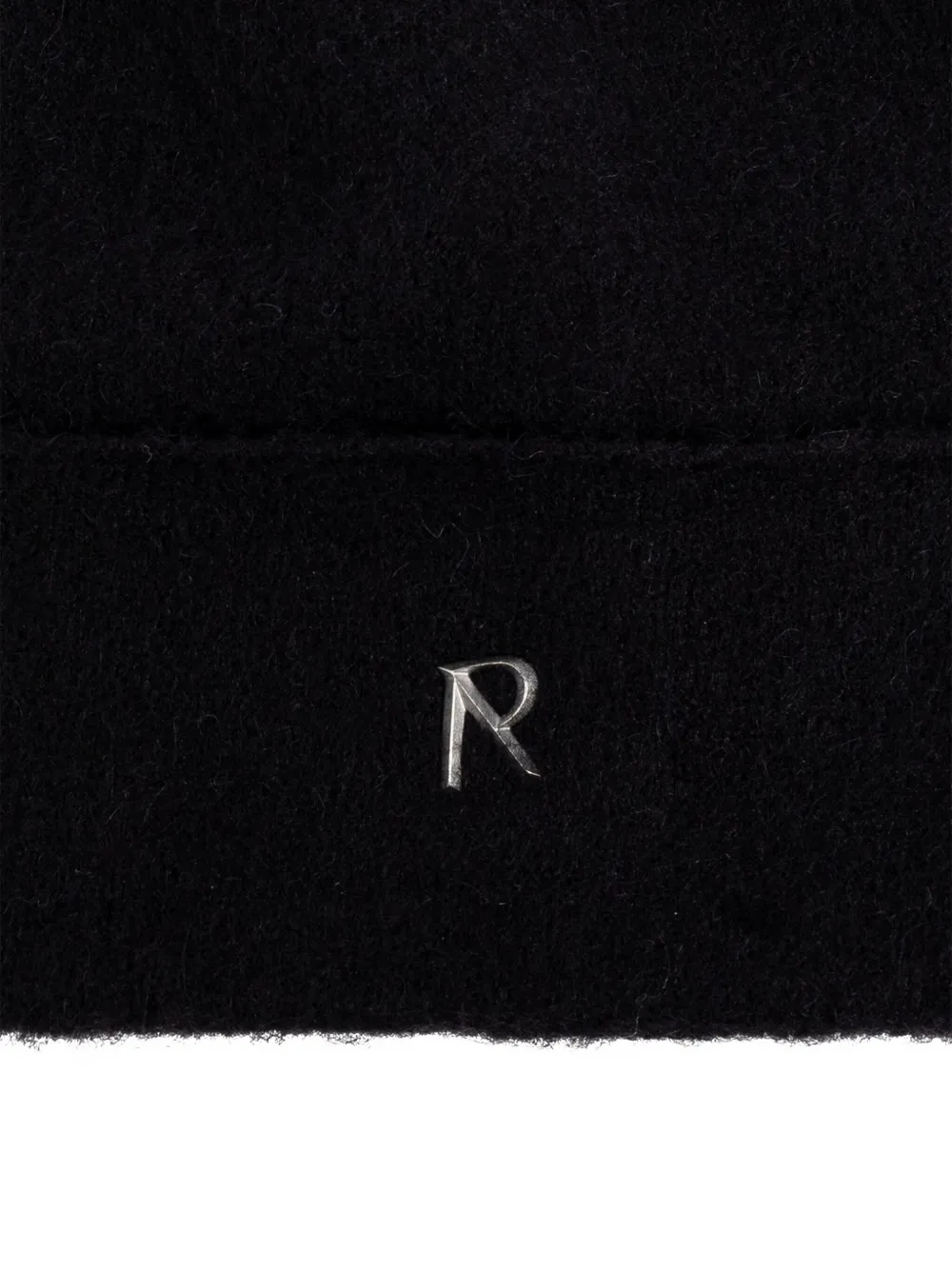 Represent logo-embroidered beanie Zwart