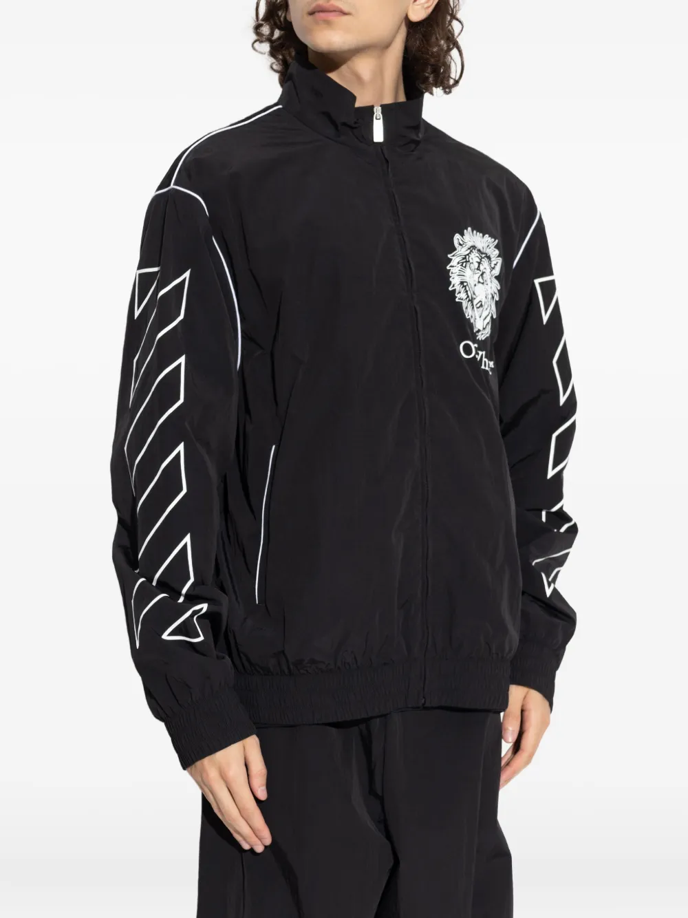 Off-White Jack met grafische print Zwart