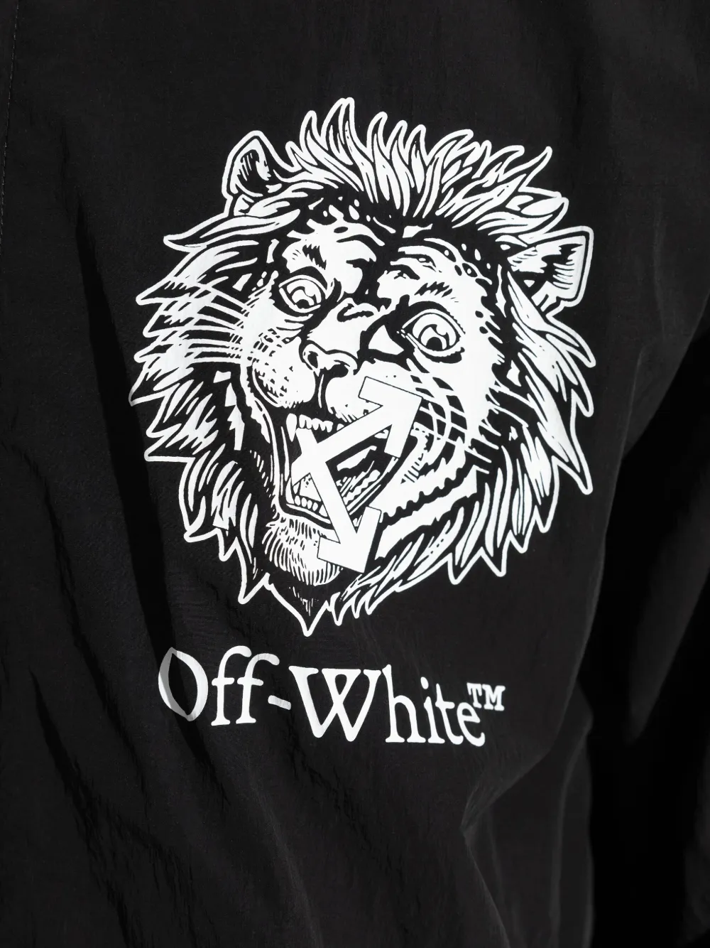 Off-White Jack met grafische print Zwart