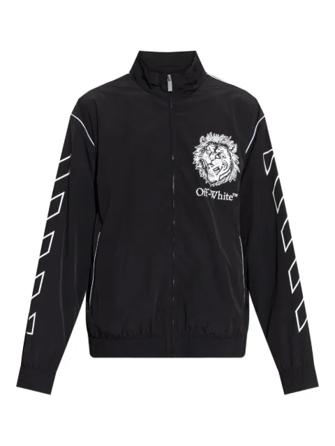 Off-White Jacke mit grafischem Print