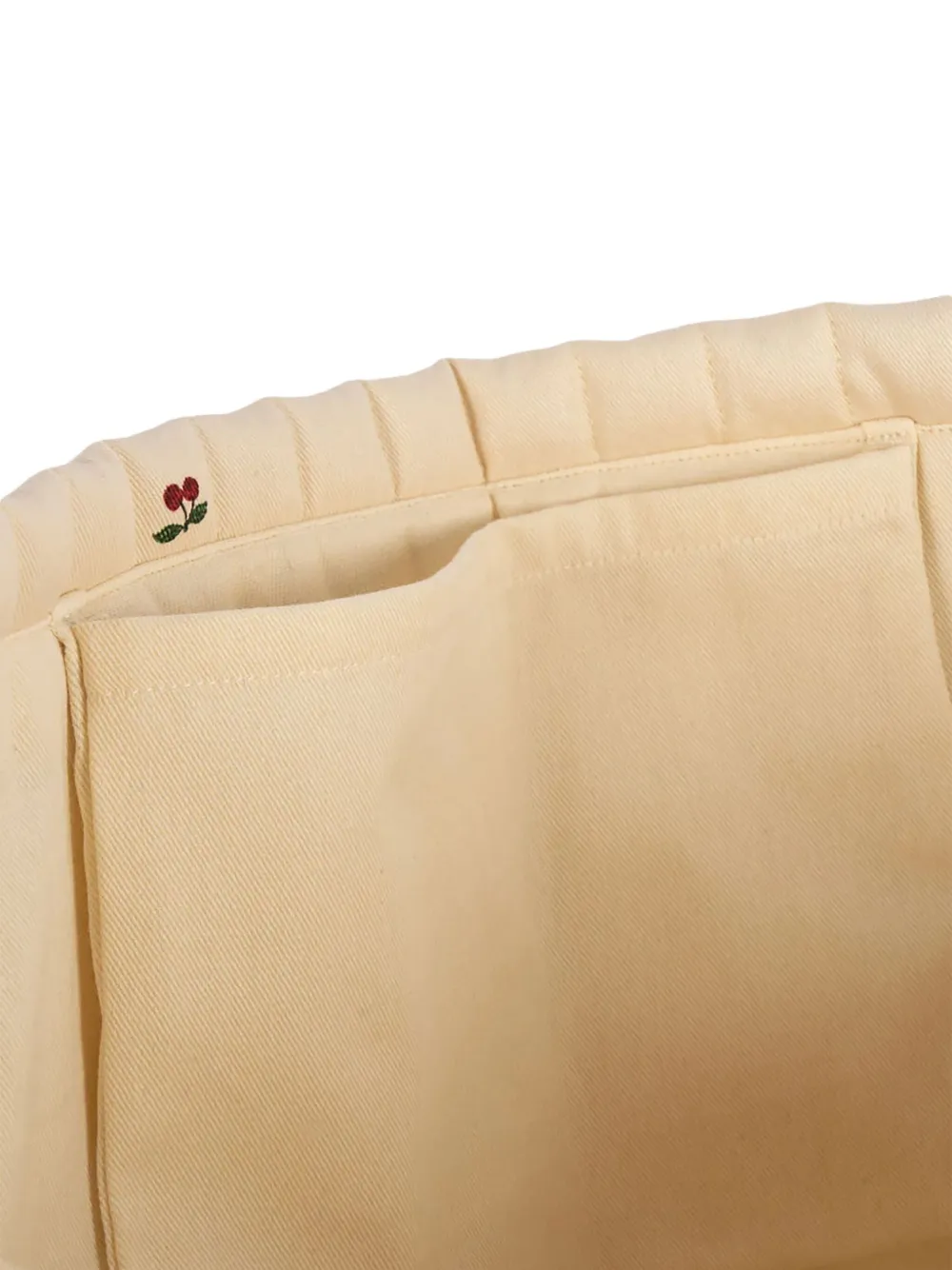 Konges Sløjd Molly gewatteerde tas met kersenprint Beige