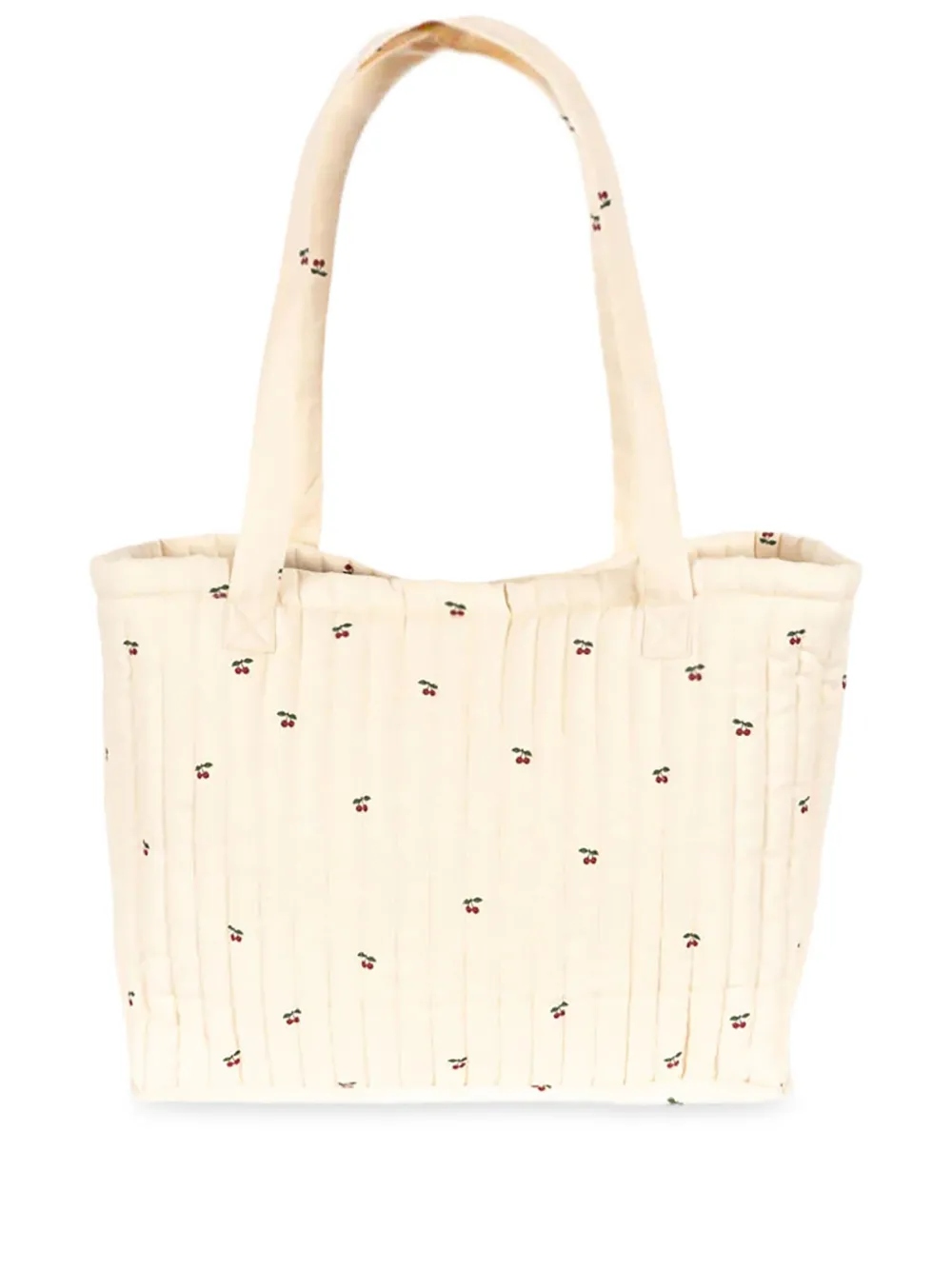 Konges Sløjd Molly cherry-print quilted bag | Neutrals | Image 1