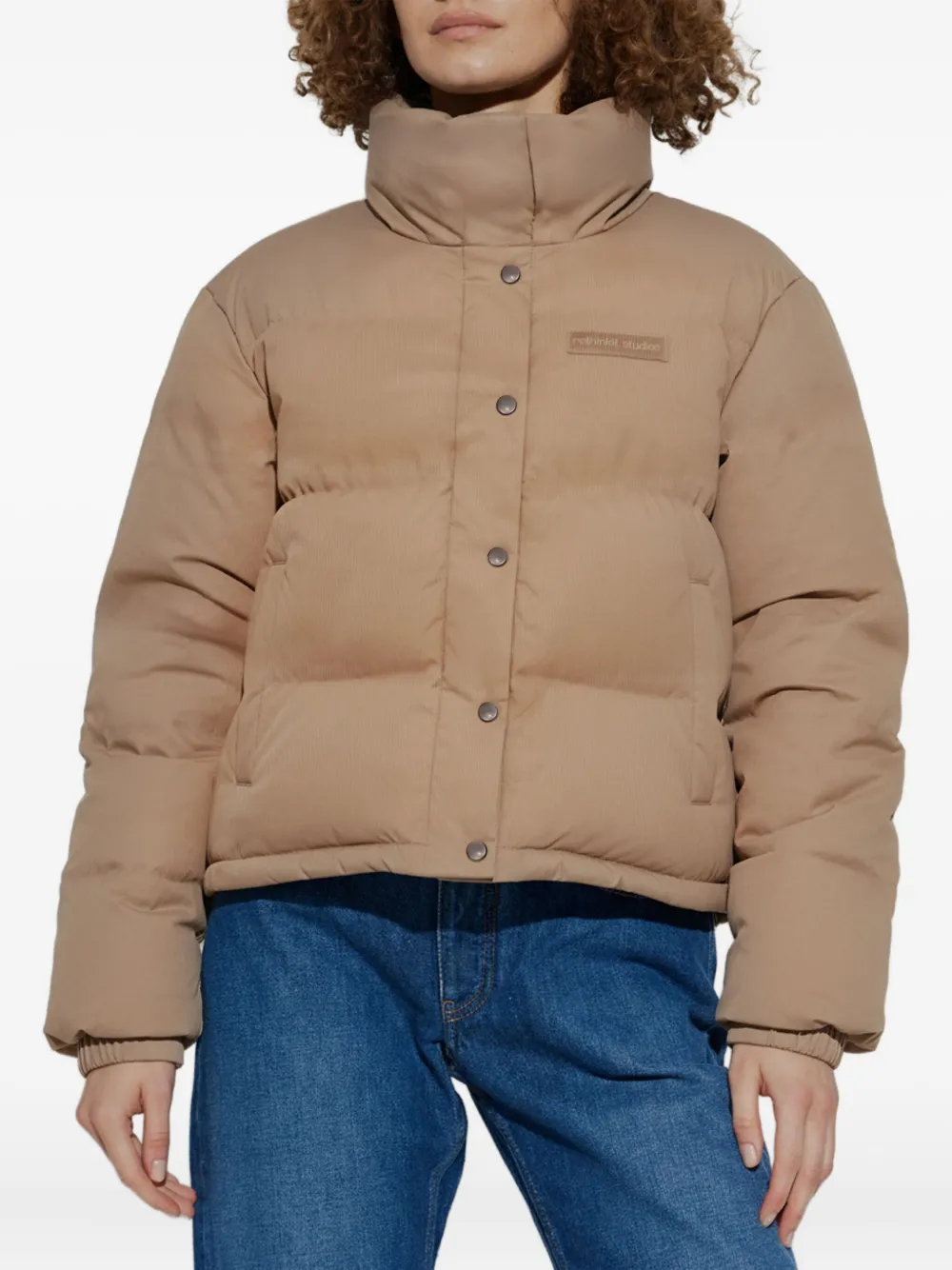 Rethinkit Studios Logo-appliqué Padded Jacket In Multi