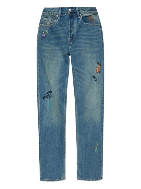 Paul Smith embroidered-motif jeans