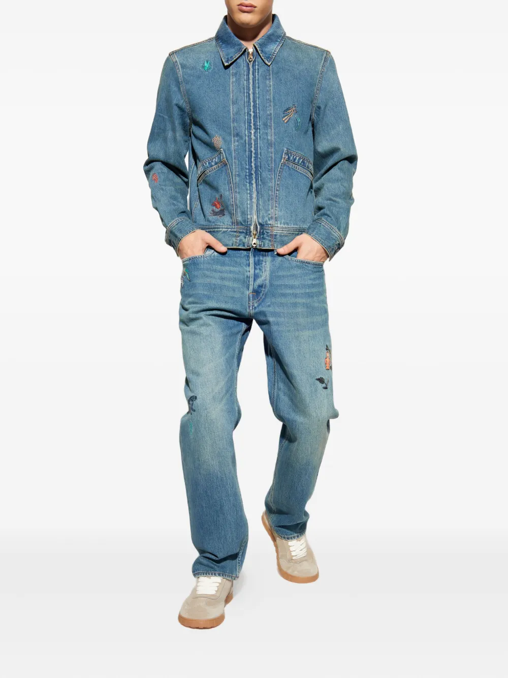 Paul Smith embroidered-motif jeans | Regular & Straight-Leg Jeans | Image 2