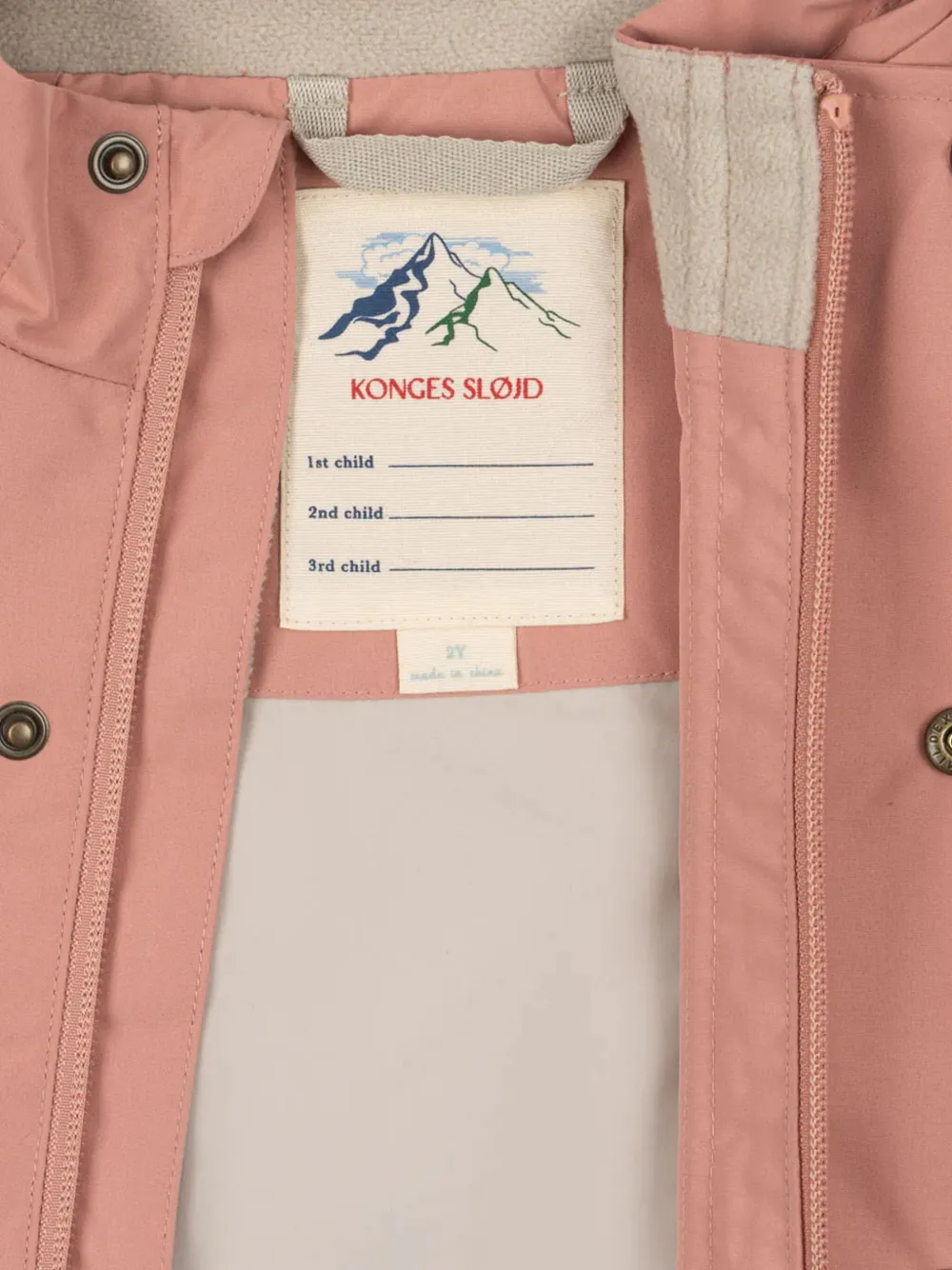 Konges Sløjd Jack met logopatch Roze